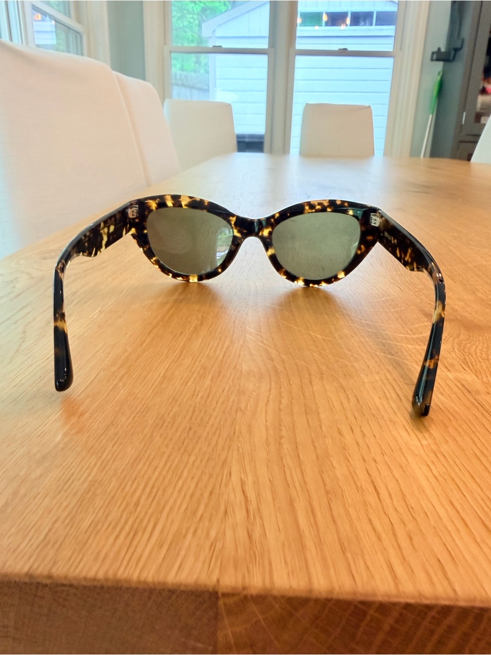 Clare V Sophia sunglasses - Zebra Tortoise NWT $180 - Picture 10 of 13